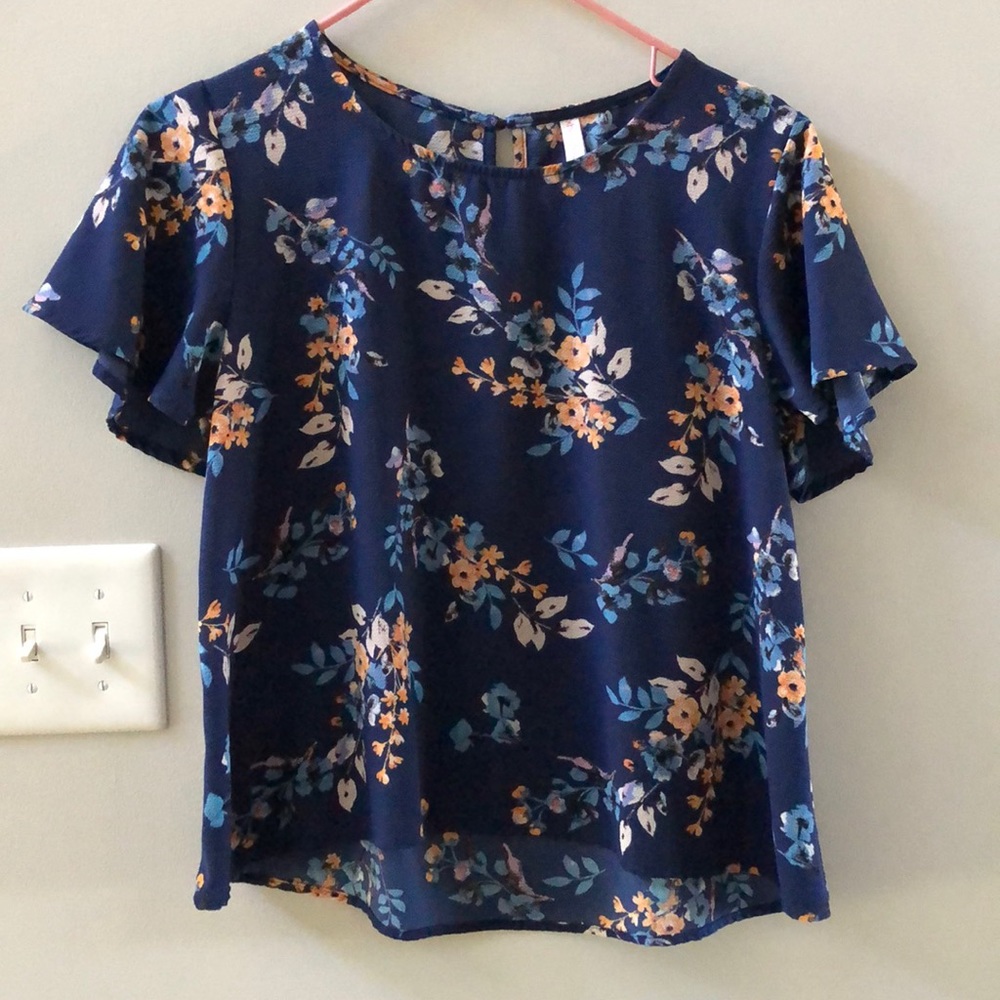 Target Xhilaration floral blouse